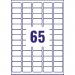 Avery J8651-100 QuickDry Mini Address Labels 100 sheets - 65 Labels per Sheet 32555J