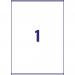 Avery J8167-100 Parcel Labels 100 sheets - 1 Label per Sheet 32556J