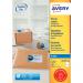 Avery J8168-100 Parcel Labels 100 sheets - 2 Labels per Sheet 32557J