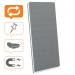 Nobo 1915561 Move and Meet Noticeboard Grey Trim 1800 x 900mm 32574J