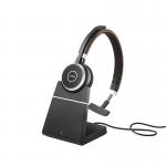 Jabra Evolve 65 MS Monaural Bluetooth Headset with Stand 32579J