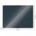 Leitz Cosy Magnetic Glass Whiteboard 80 x 60 cm Velvet Grey 32666J