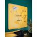 Leitz Cosy Magnetic Glass Whiteboard 45 x 45 cm Warm Yellow 32667J