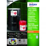 Avery B7651-50 Ultra Resistant Labels 50 sheets - 65 Labels per Sheet 32757J