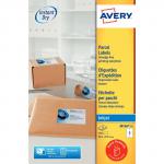 Avery J8166-25 Parcel Labels 25 sheets - 2 Labels per Sheet 32802J