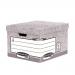 Bankers Box System Large Storage Box Grey Pack of 10 32846J