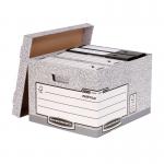 Bankers Box System Large Storage Box Grey Pack of 10 32846J