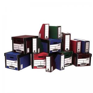 Bankers Box Premium Tall Box Woodgrain Pack of 10 32851J