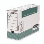 Bankers Box System 120 mm Folio Transfer File Green Pack of 10 32865J