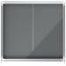 Nobo 1915336 8 x A4 Premium+ lockable Notice Board with Grey Felt 32893J