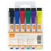Nobo 1903792 Assorted Colour Mini Whiteboard Pen with Magnetic Eraser Cap Pack of 6 32896J