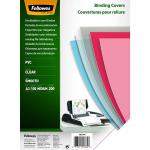 Fellowes PVC A3 Clear Cover 200 Micron Pack of 100 33038J