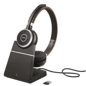 Jabra Evolve 65 SE MS Stereo USB-A Bluetooth Headset with Stand 33049J