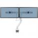 Fellowes 9909401 Eppa Dual Crossbar Monitor Arm - White 33083J
