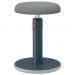 Leitz Ergo Cosy Sit Stand Stool Velvet Grey 33100J