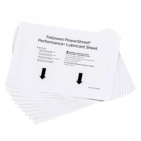 Fellowes Performance+ Shredder Lubricant Sheets x10 33229J