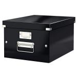 Leitz 60440095 Click and Store WOW Medium Storage Box Black 33252J