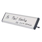 Bi-Office NPL01011 Drywipe Desk Nameplate 33336J