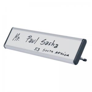 Bi-Office NPL01011 Drywipe Desk Nameplate 33336J