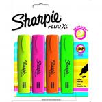 Sharpie 1825662 Fluo XL Highlighter Blister Pack x 4 33349J