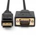 Kensington K33024WW DisplayPort 1.2 (M) to VGA (M) passive unidirectional cable 33375J