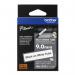 Brother HSE-221E 9mm Black on White Heat Shrink Tube 33427J