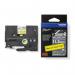 Brother HSE-631E 11.2mm Black on Yellow Heat Shrink Tube 33432J
