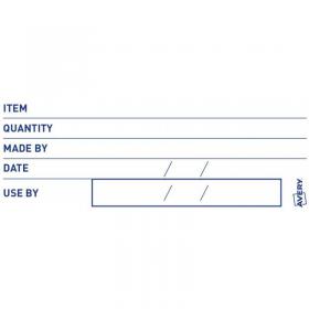 Avery Food Traceability Labels 300 Pre-printed Labels per Roll 33478J