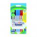 Paper Mate 2187680 Kilometrico Recycled Assorted Ball Pen pack of 8 pens 33484J