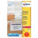 Avery L7992-25 Waterproof Labels 25 sheets - 10 Labels per Sheet 33573J