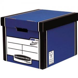 Image of Bankers Box Premium Presto Tall Box Blue Pack of 5 33578J