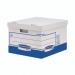 Bankers Box Heavy-Duty Large Blue Box Pack of 10 33584J