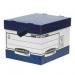 Bankers Box System Heavy Duty ERGO-Box - Blue Pack of 10 33585J