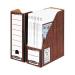 Bankers Box Premium Magazine File Woodgrain Pack of 5 33590J