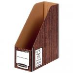 Bankers Box Premium Magazine File Woodgrain Pack of 5 33590J