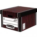 Bankers Box Premium Classic Box Woodgrain Pack of 5 33597J