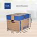 Bankers Box SmoothMove X-Large FastFold Moving Box Pack of 5 33609J