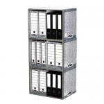 Bankers Box System Stax File Store - Grey Pack of 5 33620J