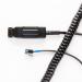 JPL BL-09+P HIS Equivalent RJ-9 PLX QD Headset Cable 33646J