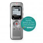Philips DVT2015 8GB Digital Voice Tracer with SemblyAI Voucher 33674J
