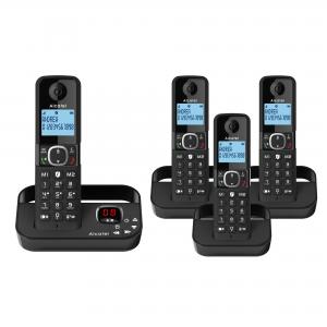 Image of Alcatel F860 Quad DECT Call Block Telephone and Answer Machine 33706J