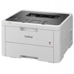 The Brother Colour Laser Printer Brother HL-L3220CW Colour LED A4 Laser Printer is a sleek and modern device. Its compact size fits perfectly on any desk, while the vibrant LED display and simple control panel make it easy to use. The printer is adorned in clean lines and a bold black and white colour scheme, giving it a professional appearance.