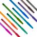 This photo features a pack of 8 Paper Mate InkJoy 100 ballpoint pens by Newell Brands. The pens have medium tips and come in assorted colors. Each pen has a sleek design and is labeled with the Paper Mate logo. The pack is neatly arranged, showing the variety of colors included.