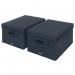 Leitz Fabric Medium Storage Box with lid Pack of 2 33980J