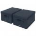Leitz Fabric Medium Storage Box with lid Pack of 2 33980J