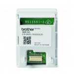 In the picture, the Brother NC-9110W Wireless Network Interface 34012J for Brother Printer Accessories appears as a small, black device with a series of buttons and ports. The compact design allows for easy installation on the printer, while the wireless feature provides convenient connectivity to the network.