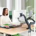 Leitz Ergo Space-Saving Dual Monitor and Laptop Arm 34051J