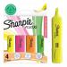 Sharpie 2190473 Fluo XL Highlighter Blister Pack x 4 34137J