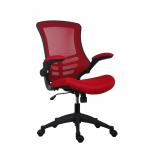 Marlos Mesh Back Office Red Chair With F