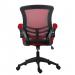 Marlos Mesh Back Office Red Chair With F